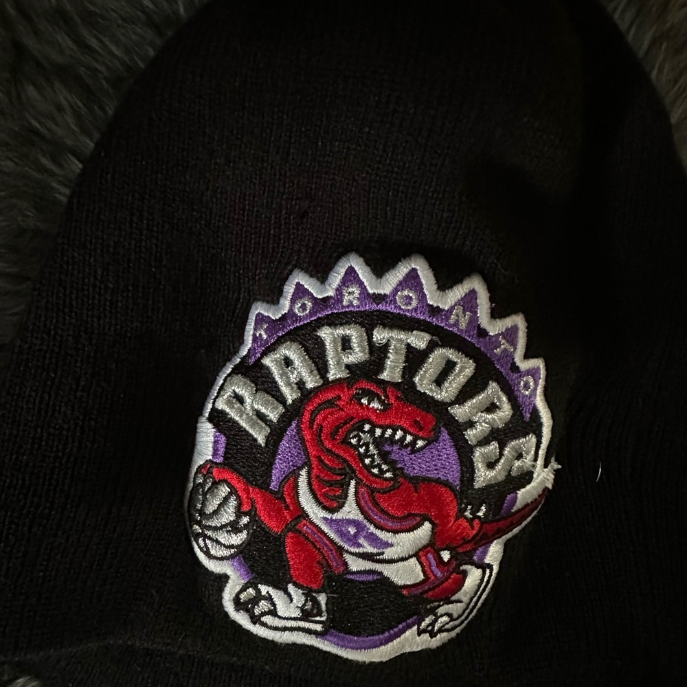 Toronto Raptors Black Beanie
